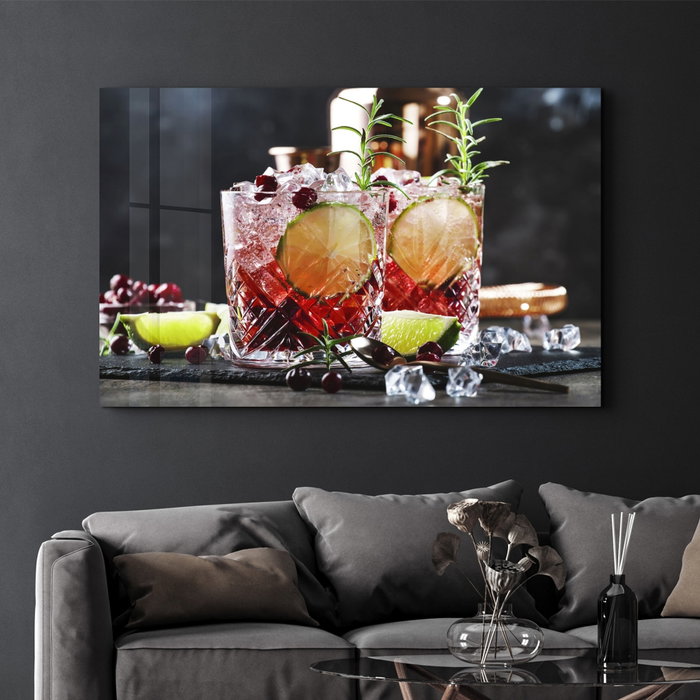 Wallity Pintura Decorativa de Vidrio Templado Multicolor 46 x 72 cm Wallity Pintura Decorativa de Vidrio Templado Multicolor 46 x 72 cm